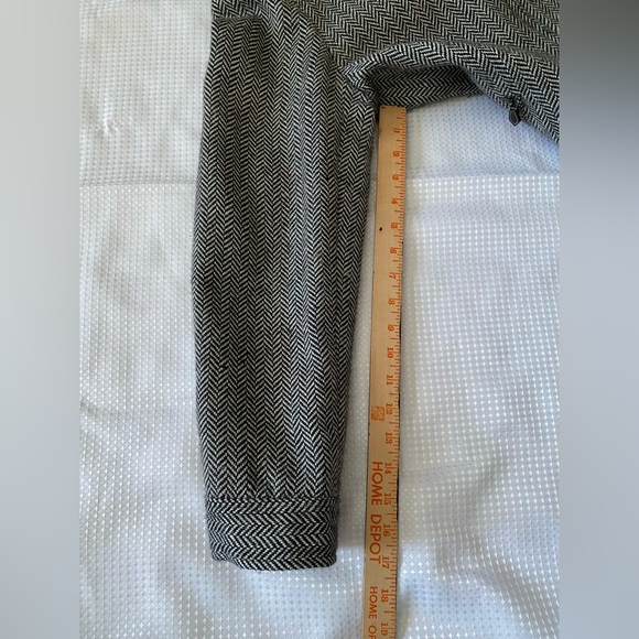 Lauren Ralph Lauren Wool Alpaca Spring casual Jacket size 12, herringbone  print - Picture 6 of 14